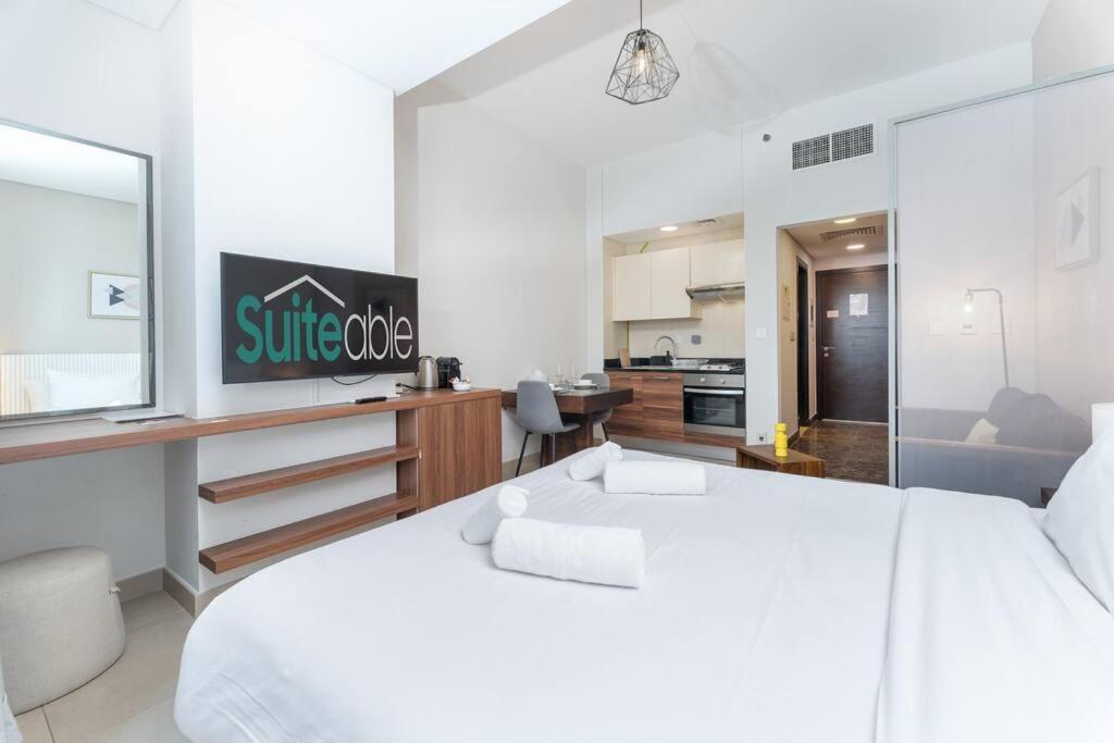 Cozy Studio In Sparkle Tower Jbr By Suiteable Dubai Exteriör bild