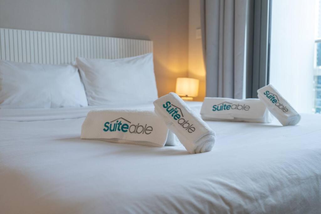 Cozy Studio In Sparkle Tower Jbr By Suiteable Dubai Exteriör bild
