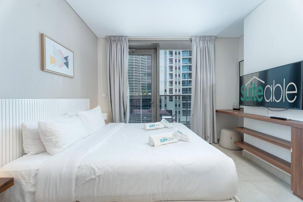Cozy Studio In Sparkle Tower Jbr By Suiteable Dubai Exteriör bild